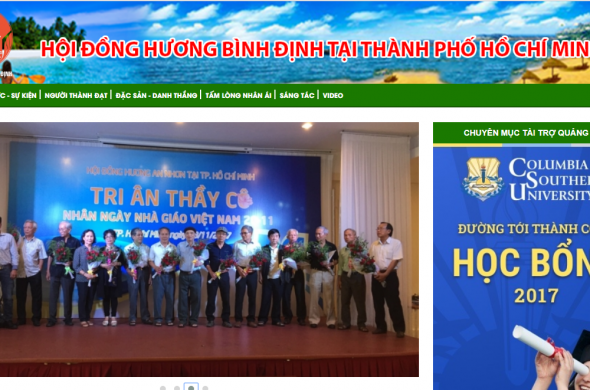 WEBSITE HỘI ĐỒNG HƯƠNG BÌNH ĐỊNH